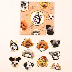 40pcs/pack Cute Stationery Stickers Cat Dog Diary Planner Decorative Mobile Stickers Scrapbooking DIY Craft Stickers (Online Order Only)