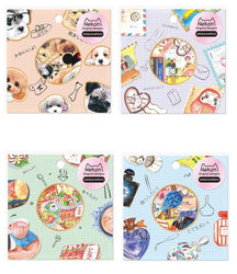40pcs/pack Cute Stationery Stickers Cat Dog Diary Planner Decorative Mobile Stickers Scrapbooking DIY Craft Stickers (Online Order Only)