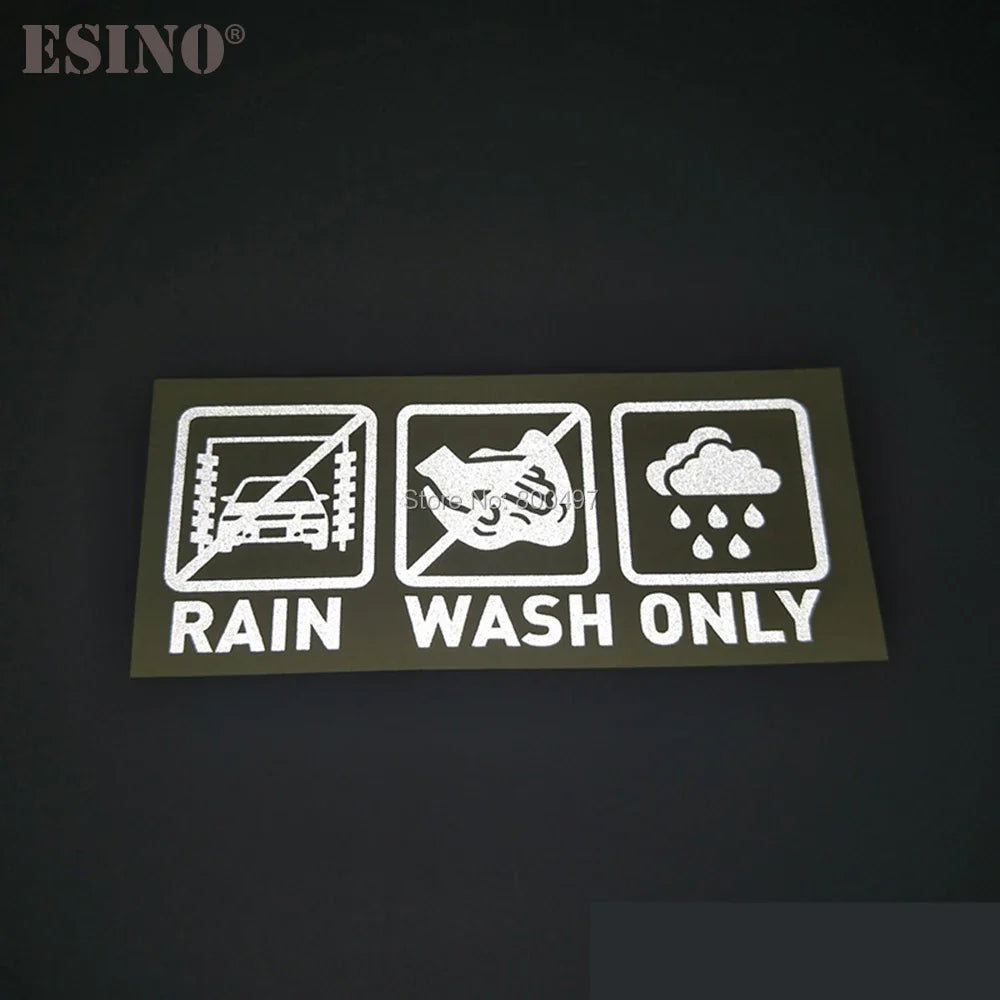 Car Styling Fashion Funny Decoration Car Accessory Don't Touch My Car Baby in Car Creative Reflective Stickers Car Body Decal (ONLINE ORDER ONLY)