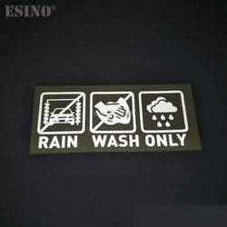 Car Styling Fashion Funny Decoration Car Accessory Don't Touch My Car Baby in Car Creative Reflective Stickers Car Body Decal (ONLINE ORDER ONLY)