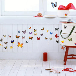 81 Butterfly 3D Wall Stickers - Romantic Flower Home Decor (ONLINE ORDER ONLY)