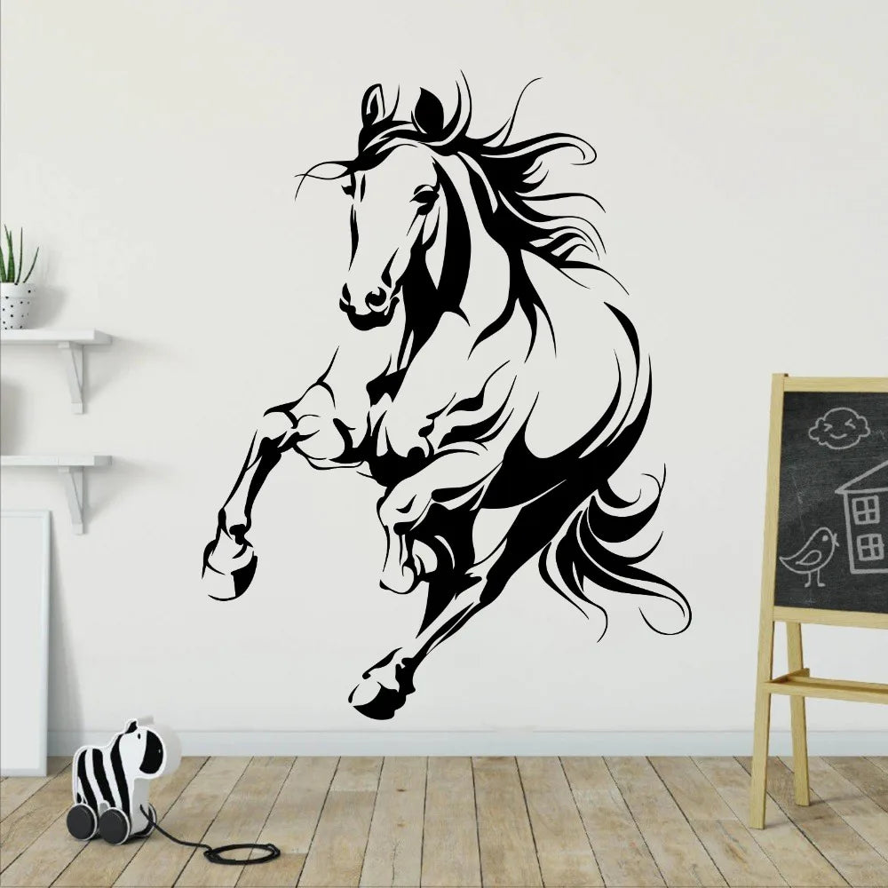 Horse Wall Sticker Decal for Kids Room Bedroom Living Room Vinyl Art (ONLINE ORDER ONLY)