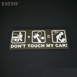 Car Styling Fashion Funny Decoration Car Accessory Don't Touch My Car Baby in Car Creative Reflective Stickers Car Body Decal (ONLINE ORDER ONLY)