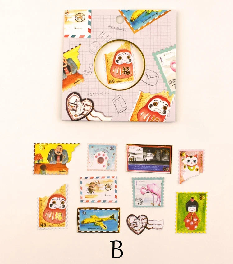 40pcs/pack Cute Stationery Stickers Cat Dog Diary Planner Decorative Mobile Stickers Scrapbooking DIY Craft Stickers (Online Order Only)