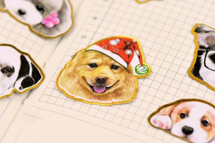 40pcs/pack Cute Stationery Stickers Cat Dog Diary Planner Decorative Mobile Stickers Scrapbooking DIY Craft Stickers (Online Order Only)