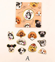 40pcs/pack Cute Stationery Stickers Cat Dog Diary Planner Decorative Mobile Stickers Scrapbooking DIY Craft Stickers (Online Order Only)