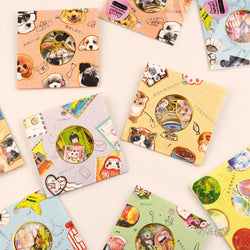 40pcs/pack Cute Stationery Stickers Cat Dog Diary Planner Decorative Mobile Stickers Scrapbooking DIY Craft Stickers (Online Order Only)