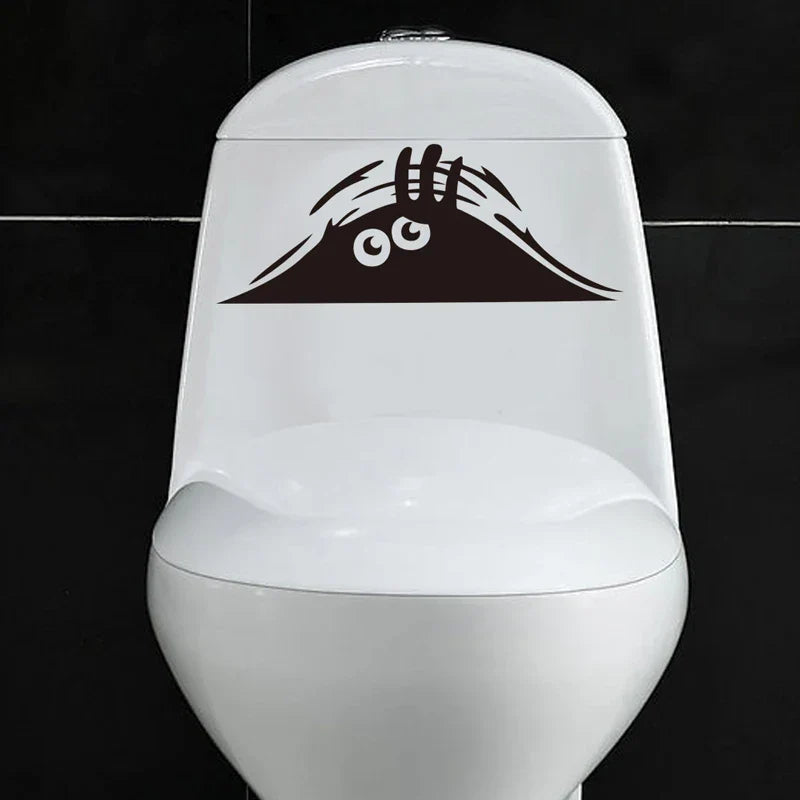 Funny Peeping Monsters Wall Stickers Bathroom Car Decoration Decals (ONLINE ORDER ONLY)