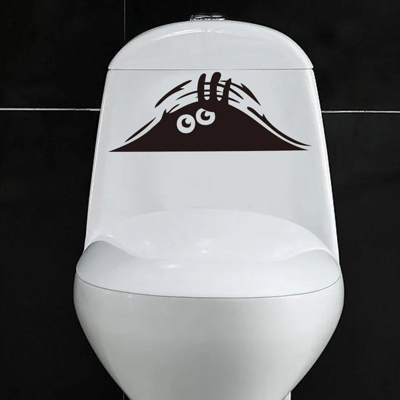 Funny Peeping Monsters Wall Stickers Bathroom Car Decoration Decals (ONLINE ORDER ONLY)