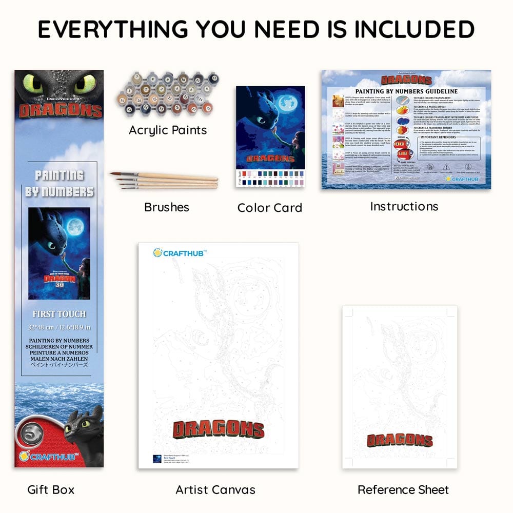 First Touch - Paint By Numbers Kit (ONLINE ORDER ONLY)