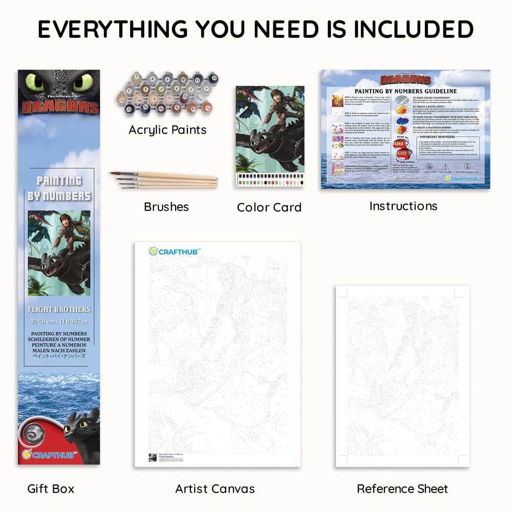 Flight Brothers - Paint By Numbers Kit (ONLINE ORDER ONLY)