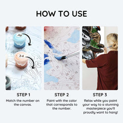 Jurassic Icons - Paint By Numbers Kit (ONLINE ORDER ONLY)