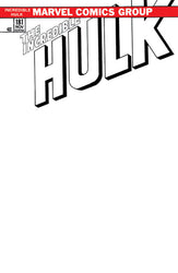 Incredible Hulk #181 Facsimile Edition [New Printing] Unknown Comics Exclusive Blank Var (09/27/2023) (ONLINE ORDER ONLY)