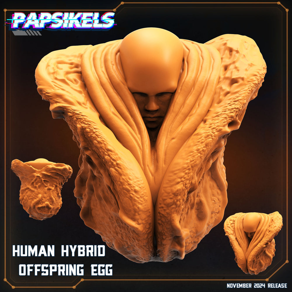 3D Printed Papsikels Human Hybrid Offspring Egg Nov 2024 Scifi 28mm 32mm (Online Only)