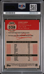 2022 TOPPS CHROME PLATINUM JOHNNY DAMON ORANGE REFRACTOR #328 - PSA 10 (Online Order Only)