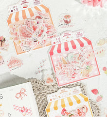 40Pcs/lot Sweet Life Series Stickers Scrapbooking Decorative Sticker DIY Diary Album Stick Label Escolar Cute Stationery Gift (Online Order Only)