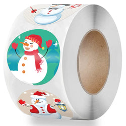100-500PCS Merry Christmas Santa Claus Sticker Decor DIY Wrapping Gift Decoration Xmas Kids Thank You Seal Label 1inch (Online Order Only)