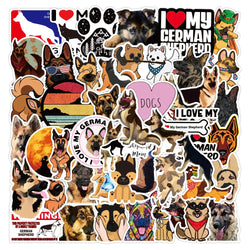 Animal Dog Stickers Pack - Waterproof Decals for Laptop, Guitar, Luggage, Phone, Bike, Fridge, Kids Toys (Online Order Only)