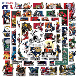 Ice Hockey Graffiti Stickers 10/30/50PCS for Laptop Guitar Luggage Suitcase DIY Toy Decals (Online Order Only)