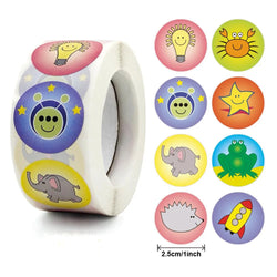 Unicorn Sticker Animal Reward Sticker Children Cute Pattern School Teacher Supplies 500pcs Inch Cute Encouragement Sticker (Online Order Only)