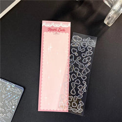 Ins Creative Laser Hot Stamping Sticker Butterfly Whale Stickers Idol Card Hand Account Decoration Stickers Kawaii Stationery (ONLINE ORDER ONLY)