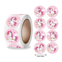 Unicorn Sticker Animal Reward Sticker Children Cute Pattern School Teacher Supplies 500pcs Inch Cute Encouragement Sticker (Online Order Only)