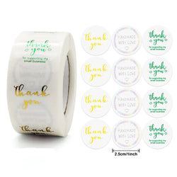 500pcs Gold Clear Heart Envelope Seals Heart Stickers,Thank you Sticker Labels for Small Business,Mailing Supplies,Wedding Party (ONLINE ORDER ONLY)