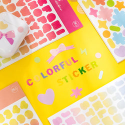 2 sheets Ins Kawaii Alphabet Letter Number Stickers Scrapbooking Decorative Sticker DIY Diary Album Stick Label Stationery (ONLINE ORDER ONLY)