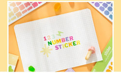 2 sheets Ins Kawaii Alphabet Letter Number Stickers Scrapbooking Decorative Sticker DIY Diary Album Stick Label Stationery (ONLINE ORDER ONLY)