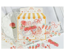 40Pcs/lot Sweet Life Series Stickers Scrapbooking Decorative Sticker DIY Diary Album Stick Label Escolar Cute Stationery Gift (Online Order Only)