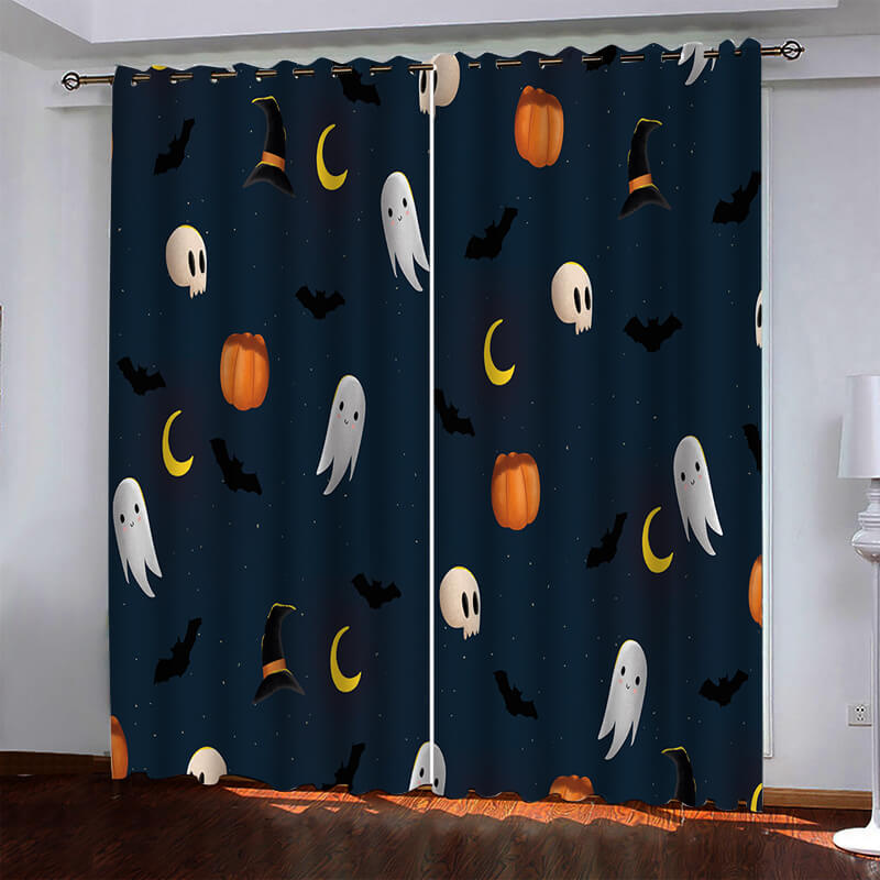 Halloween Hallowmas Curtains Blackout Window Drapes (Online Order Only)