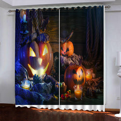Halloween Hallowmas Curtains Blackout Window Drapes (Online Order Only)
