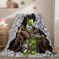 Halloween Horror Theme Flannel Fleece Throw Cosplay Blanket Sets (Online Order Only)
