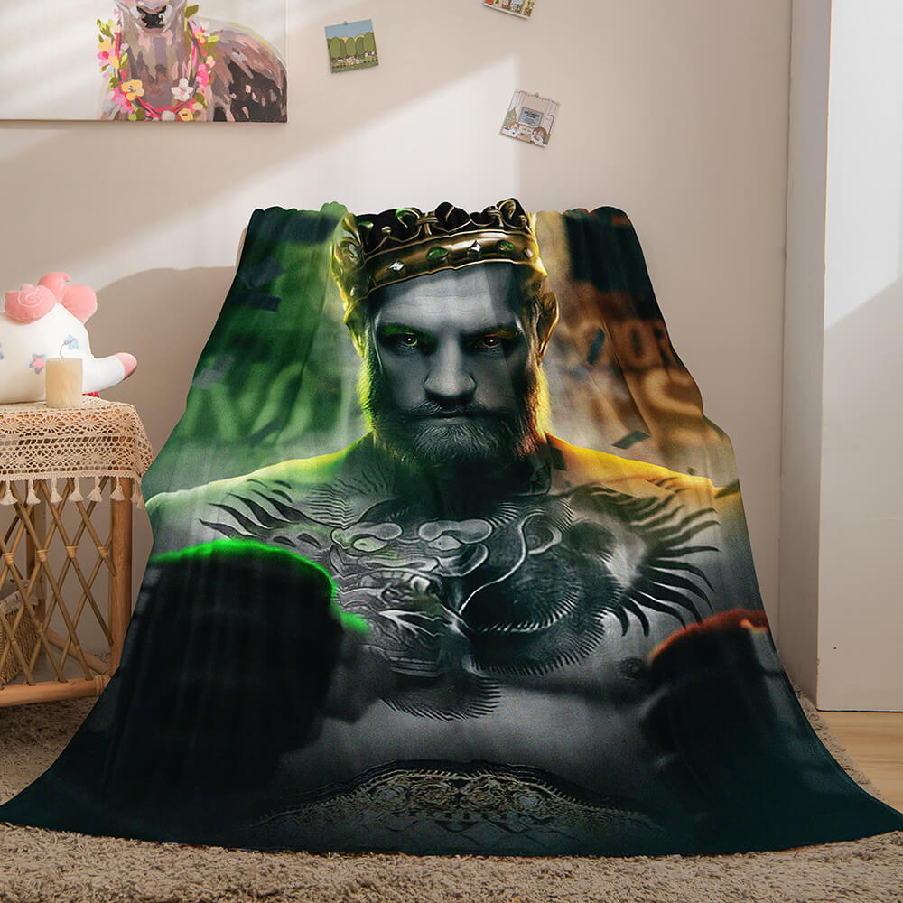 Halloween Horror Theme Flannel Fleece Throw Cosplay Blanket Sets (Online Order Only)