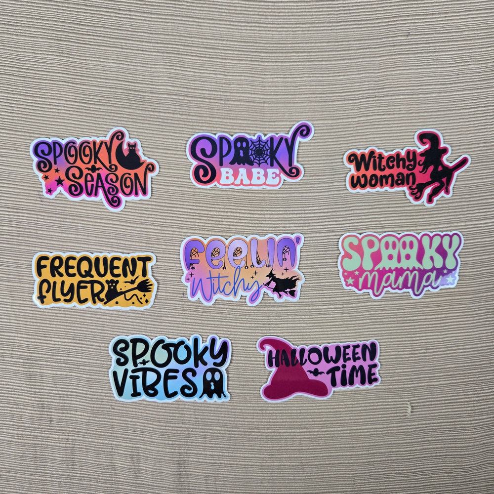 Halloween Quote Series 2 Stickers (ONLINE ORDER ONLY)