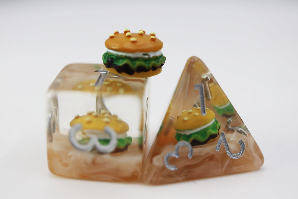 Hamburger RPG Dice Set (ONLINE ORDER ONLY)
