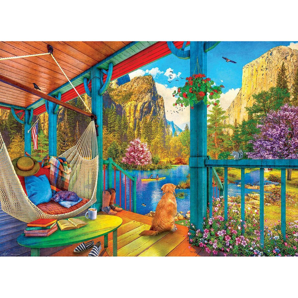 Hammock with a View 500 Piece Jigsaw Puzzle Eurographics (ONLINE ORDER ONLY)