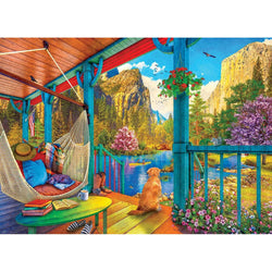 Hammock with a View 500 Piece Jigsaw Puzzle Eurographics (ONLINE ORDER ONLY)