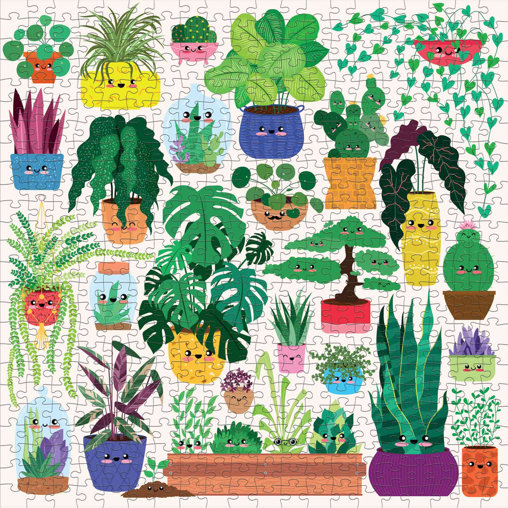 Happy Plants 500 Piece Jigsaw Puzzle Mudpuppy (ONLINE ORDER ONLY)