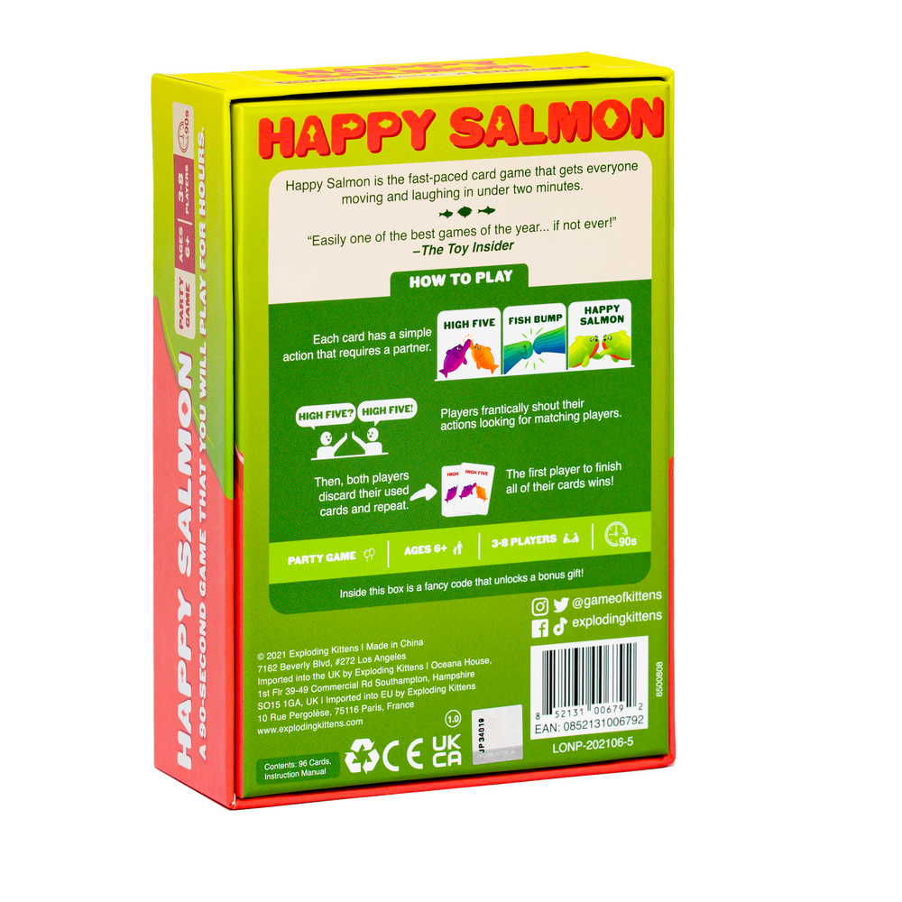 Happy Salmon (ONLINE ORDER ONLY)