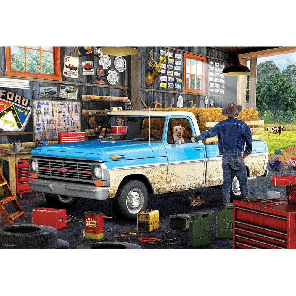 Hard Day's Work Ford Pickup Truck 550 Piece Jigsaw Puzzle in Tin Eurographics (ONLINE ORDER ONLY)