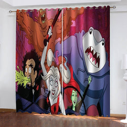 Harley Quinn Season 3 Curtains Blackout Window Drapes (Online Order Only)