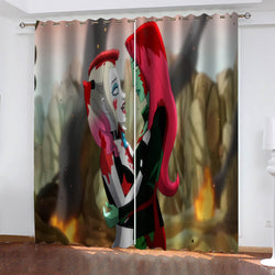 Harley Quinn Season 3 Curtains Blackout Window Drapes (Online Order Only)