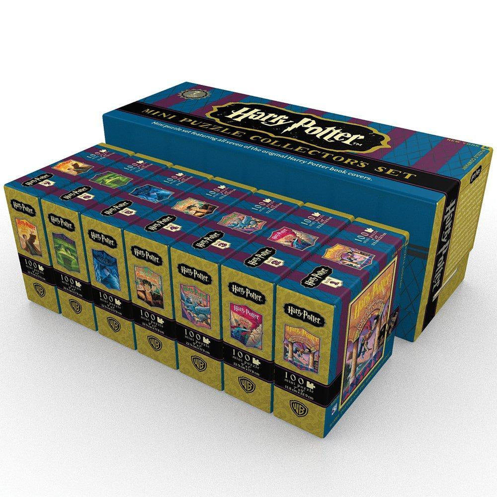 Harry Potter Collector's Set of 7 Book Cover 100 Piece Mini Jigsaw Puzzles NYPC