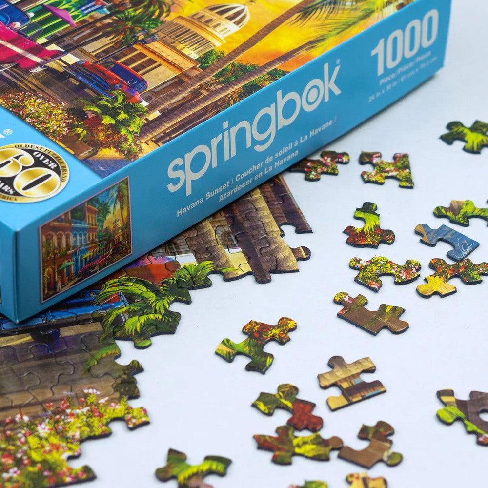 Havana Sunset 1000 Piece Jigsaw Puzzle Springbok (ONLINE ORDER ONLY)