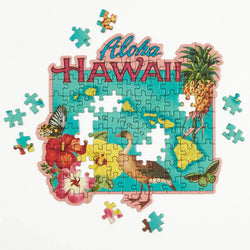 Hawaii 100 Piece Mini Shaped Jigsaw Puzzle Galison (ONLINE ORDER ONLY)