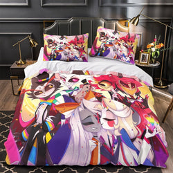 Hazbin Hotel Bedding Set Duvet Cover Without Filler (Online Order Only)