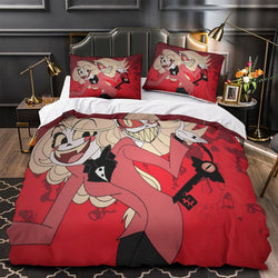 Hazbin Hotel Bedding Set Duvet Cover Without Filler (Online Order Only)