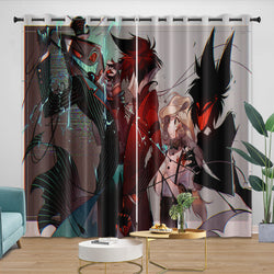 Hazbin Hotel Curtains Blackout Window Drapes (Online Order Only)