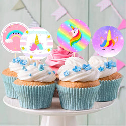 100-500PCS Cute Unicorn Reward Stickers Children Girl Gift Scrapbook Decoration Label 1Inch Handmade DIY Cartoon Toy Stickers (Online Order Only)